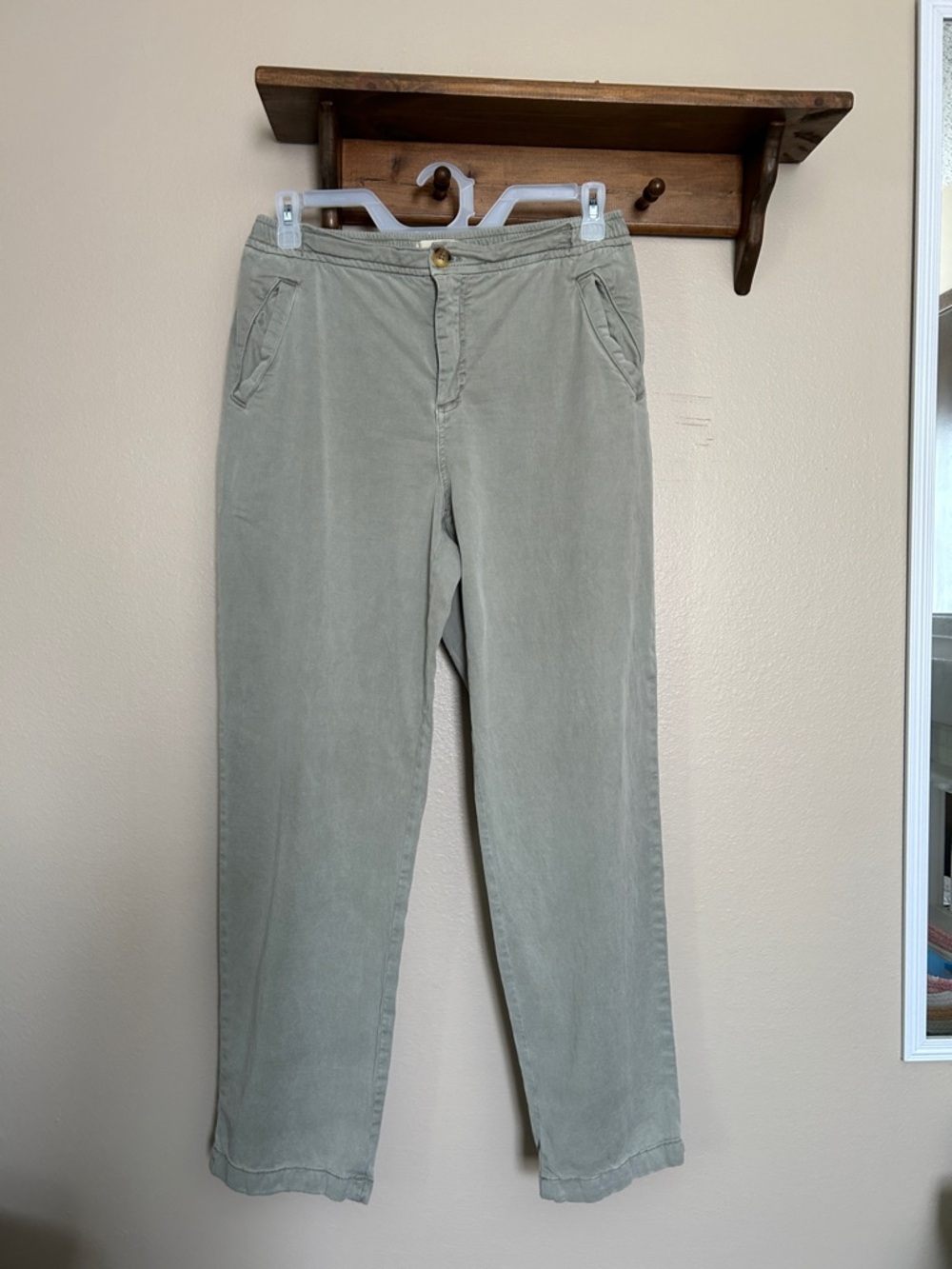 Marine Layer Saturday Pant in Faded Olive Size Large